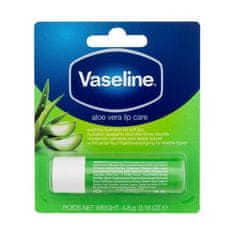 Vaseline Aloe Vera Lip Care pomirjajoč vlažilen balzam za ustnice 4.8 g