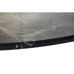 DKD Home Decor Jedilna miza DKD Home Decor Black Metal Marble 180 x 100 x 76 cm