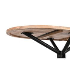 DKD Home Decor Jedilna miza DKD Home Decor Natural Black Metal Mango wood 200 x 100 x 76 cm