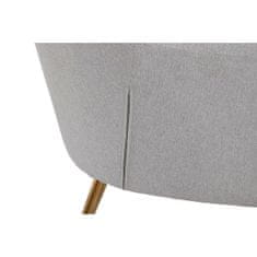 DKD Home Decor Fotelj DKD Home Decor Grey Golden Metal 70 x 74 x 82,5 cm