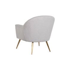 DKD Home Decor Fotelj DKD Home Decor Grey Golden Metal 70 x 74 x 82,5 cm