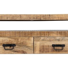 BigBuy Sredinska miza MARA Wood Železo in kovina Mango les 100 x 60 x 45 cm