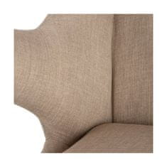 BigBuy Gugalni stol 70 x 91 x 109 cm Sintetična tkanina Les Taupe