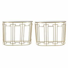 DKD Home Decor Konzola DKD Home Decor Golden Metal Crystal 107 x 36 x 78,5 cm