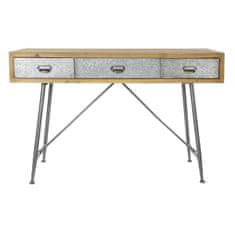 DKD Home Decor Konzola DKD Home Decor Fir Grey Metal (120 x 48,5 x 78 cm)