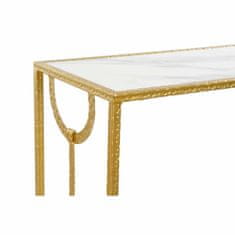 DKD Home Decor Konzola DKD Home Decor Golden Metal Marble (107,5 x 30,5 x 79 cm) (2 kosa)