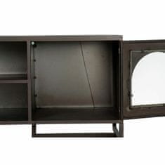 NEW TV omarica DKD Home Decor Črna Kristal Kovina (150 x 50 x 45 cm)