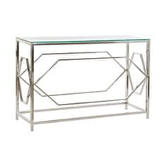 DKD Home Decor Konzola DKD Home Decor Crystal Silver Nerjaveče jeklo (120 x 40 x 78 cm)