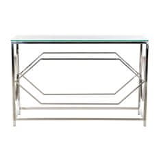 DKD Home Decor Konzola DKD Home Decor Crystal Silver Nerjaveče jeklo (120 x 40 x 78 cm)