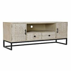 NEW TV omarica DKD Home Decor Rjava Črna Kovina Jelka Les MDF 135 x 40 x 51 cm