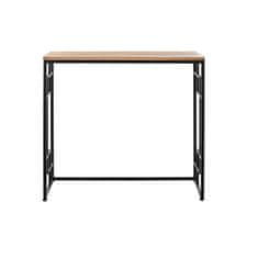 DKD Home Decor Konzola DKD Home Decor Fir Natural Black Metal (82 x 32 x 78 cm) (2 enoti)