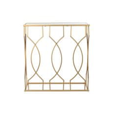 NEW Konzola DKD Home Decor 78 x 30 x 82 cm Kristal Zlat Kovina