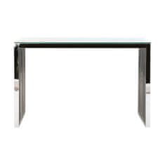 DKD Home Decor Konzola DKD Home Decor Crystal Silver Transparent Steel 120 x 45 x 78 cm