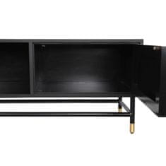 NEW TV omarica DKD Home Decor Črna Bela Kost Resin Les MDF (170 x 40 x 51 cm)