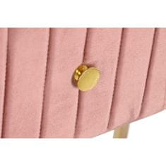 DKD Home Decor Konzola DKD Home Decor Pink Golden Metal Marble 120 x 35 x 80 cm