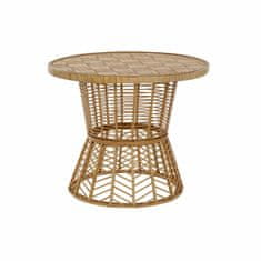 DKD Home Decor Stranska mizica DKD Home Decor Natural 61,5 x 61,5 x 51 cm