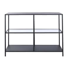 DKD Home Decor Konzola DKD Home Decor Black Metal Crystal 100 x 35 x 80 cm