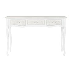 DKD Home Decor Konzola DKD Home Decor Les MDF Bela (120 x 40 x 78,5 cm)