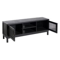 BigBuy TV pohištvo SHADOW Black Mindi wood 150 x 40 x 55 cm