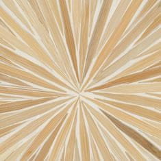 BigBuy Stranska mizica Beige Bamboo 45 x 45 x 55 cm MDF Les