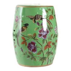 DKD Home Decor Stranska mizica DKD Home Decor Zelena Večbarvni porcelan 35 x 35 x 45 cm