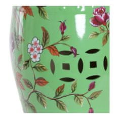 DKD Home Decor Stranska mizica DKD Home Decor Zelena Večbarvni porcelan 35 x 35 x 45 cm