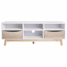 BigBuy TV pohištvo 116 x 40 x 42 cm Bela MDF Les