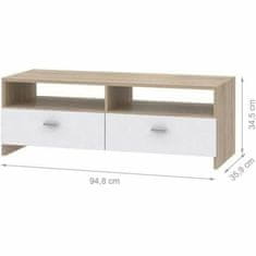 BigBuy TV pohištvo 95 x 34,6 x 35,8 cm Bela