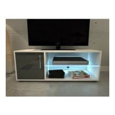 BigBuy TV pohištvo Kora Grey Metal Melamin (100 x 38 x 36 cm)