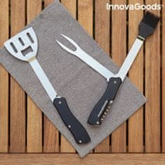 InnovaGoods Komplet pripomočkov za žar 5 v 1 BBKit InnovaGoods V0103127 Steel (obnovljeno A+)