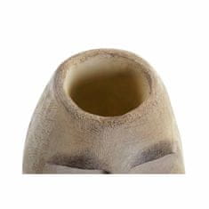 DKD Home Decor Lonček DKD Home Decor Face Beige Resin Terracotta (2 kosa) (21 x 20 x 22,5 cm)