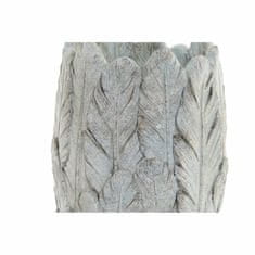 DKD Home Decor Lonček DKD Home Decor Feathers Grey Cement Boho (15 x 15 x 21 cm)