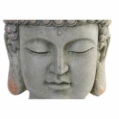 DKD Home Decor Rastlinjak DKD Home Decor iz steklenih vlaken Grey Buddha (35 x 35 x 50 cm)