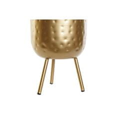 DKD Home Decor Lonček za sadike DKD Home Decor Golden Metal (18,5 x 18,5 x 26 cm)