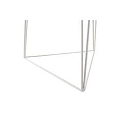 DKD Home Decor Lonček DKD Home Decor Metal Cement White (28 x 25 x 57 cm)