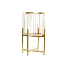 DKD Home Decor Lonček DKD Home Decor Golden Metal (34 x 34 x 58 cm)