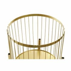 DKD Home Decor Lonček DKD Home Decor Golden Metal (34 x 34 x 58 cm)