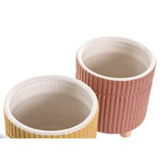 DKD Home Decor Lonček DKD Home Decor Noge Stoneware 4 enote (13,5 x 13,5 x 14,5 cm)