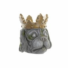 DKD Home Decor Lonček DKD Home Decor Grey Golden Dog Magnesium (28,5 x 28,5 x 30,9 cm)