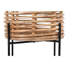 DKD Home Decor Komplet sadilnikov DKD Home Decor Metal Rattan Bali (25 x 25 x 87 cm)