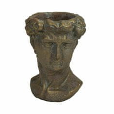 DKD Home Decor Lonček DKD Home Decor Face Golden Cement Traditional (20 x 18 x 27 cm) (2 enoti)