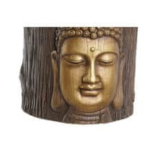 DKD Home Decor Rastlinjak DKD Home Decor iz steklenih vlaken zlato rjava Buda Oriental (30 x 29 x 26 cm)