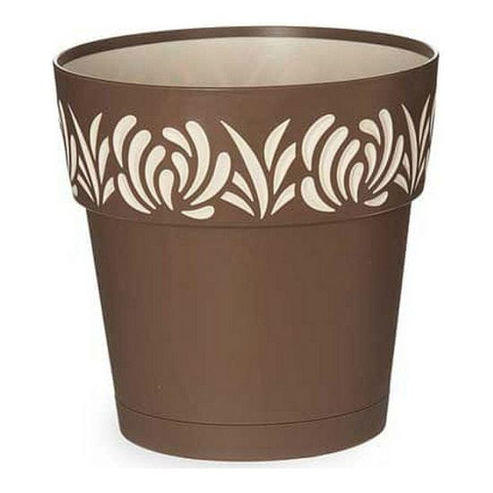 Stefanplast Rastlinjak Stefanplast Gaia Brown Beige Plastic 19 x 19 x 19 cm