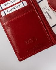 Rovicky Skórzany portfel damski z systemem RFID Protect - Rovicky