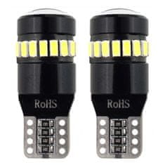 AMIO Vodila canbus 18smd 3014 + 1smd 1smd t10 w5w bela 12v 24v amio-02446