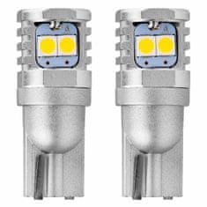 AMIO Vodila canbus 3030 6smd t10 w5w w10w bela 12v 24v amio-02801