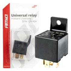 AMIO univerzalni avtomobilski rele 5 pin 40a 12v avtomatske dnevne luči amio-03509