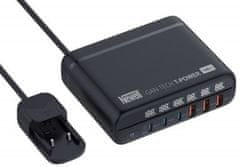 Newell T-power USB napajalnik, 140 W, 3xUSB-C, 3xUSB-A, črn (NL3937)