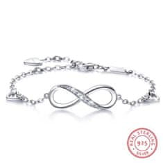 ZOLO Zapestnica iz srebra S925 Infinity Love – Srebrna