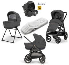 Inglesina Otroški voziček Quattro Aptica XT DARWIN RECLINE Magnet Grey